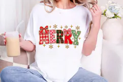 Merry Gingerbread PNG Sublimation Design Product Image 1