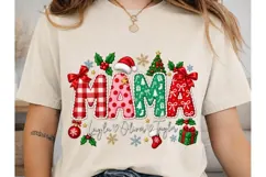 Nana Christmas PNG Sublimation Design Product Image 1