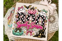 Boo Spooky Season PNG Sublimation Design Product Image 2