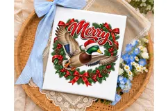 Merry Christmas Duck PNG Sublimation Des Product Image 3