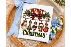 Merry Christmas Ornament PNG Sublimation Product Image 3