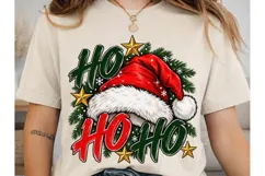 Ho Ho Ho Santa PNG Sublimation Design Product Image 1