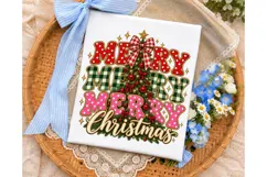 Merry Holly Berry Christmas PNG Sublimat Product Image 3