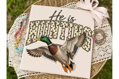 He is Hunting Duck PNG Sublimation Desig Product Image 1