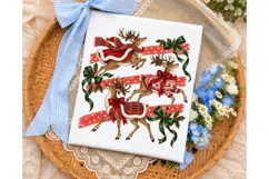 Christmas Reindeer PNG Sublimation Shirt Product Image 3