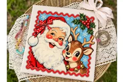 Santa & Reindeer Christmas PNG Sublimati Product Image 3