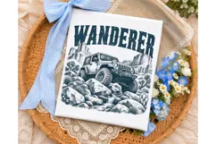 Wanderer Jeep Adventure PNG Sublimation Product Image 3