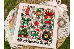 90s Nostalgia Christmas PNG Sublimation Product Image 2