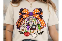Halloween Bow Charms PNG Sublimation Des Product Image 2