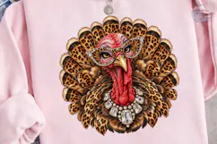 Glam Turkey PNG Sublimation Design Product Image 1