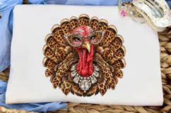 Glam Turkey PNG Sublimation Design Product Image 5