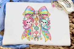 Rainbow Axolotl PNG Sublimation Design Product Image 5