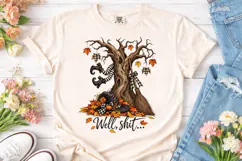 Fall Tree Well Shit PNG Sublimation Product Image 2