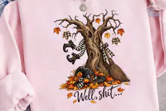 Fall Tree Well Shit PNG Sublimation Product Image 3