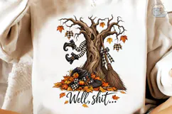 Fall Tree Well Shit PNG Sublimation Product Image 4