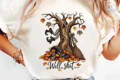 Fall Tree Well Shit PNG Sublimation Product Image 6