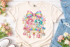 Kawaii Creatures Personalized PNG Shirt Product Image 2