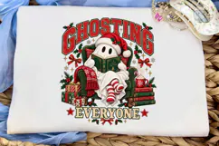 Ghosting Everyone Christmas PNG Sublimat Product Image 5