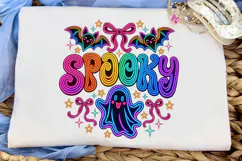 Spooky Vibes Halloween PNG Shirt Design Product Image 5