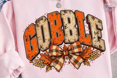 Gobble Fall Pumpkin PNG Sublimation Desi Product Image 3