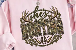 He's Hunting PNG Sublimation Design Product Image 1