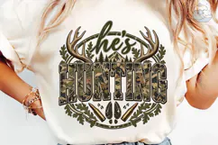 He's Hunting PNG Sublimation Design Product Image 6