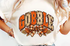 Gobble Fall Pumpkin PNG Sublimation Desi Product Image 6
