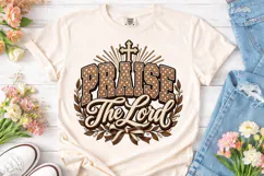 Praise The Lord PNG Sublimation Design Product Image 2