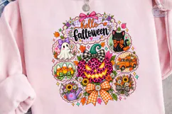 Hello Falloween PNG Sublimation Design Product Image 3