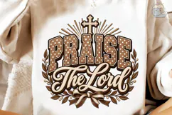 Praise The Lord PNG Sublimation Design Product Image 3