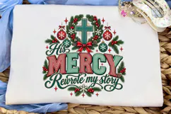 His Merry Rewrote My Story PNG Sublimati Product Image 5