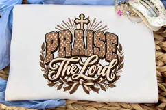 Praise The Lord PNG Sublimation Design Product Image 5