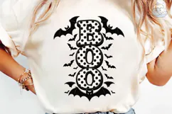 Boo Halloween Numbers PNG Sublimation De Product Image 6