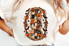 Boo Halloween Patchwork PNG Sublimation Product Image 6