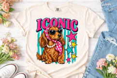 Iconic Dog PNG Sublimation Shirt Design Product Image 2