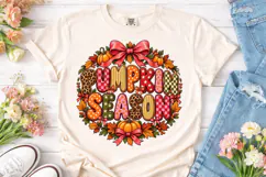 Fall Season Pumpkin PNG Sublimation Shir Product Image 2