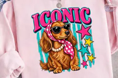 Iconic Dog PNG Sublimation Shirt Design Product Image 1