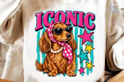 Iconic Dog PNG Sublimation Shirt Design Product Image 3