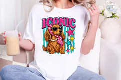 Iconic Dog PNG Sublimation Shirt Design Product Image 4
