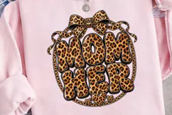 Mom Life Leopard Print PNG Sublimation Product Image 3