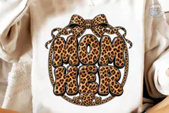 Mom Life Leopard Print PNG Sublimation Product Image 4