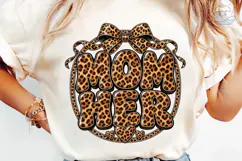 Mom Life Leopard Print PNG Sublimation Product Image 6