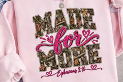 Made For Miracles PNG Sublimation Design Product Image 3