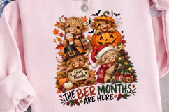 Beer Months Highland Cattle PNG Shirt De Product Image 3