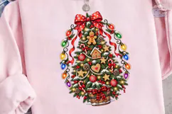 Christmas Tree Ornament PNG Sublimation Product Image 2