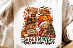 Beer Months Highland Cattle PNG Shirt De Product Image 4