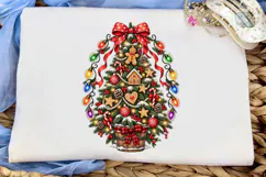 Christmas Tree Ornament PNG Sublimation Product Image 5