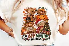 Beer Months Highland Cattle PNG Shirt De Product Image 1