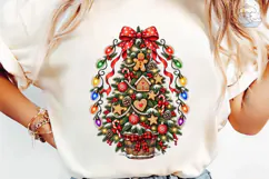 Christmas Tree Ornament PNG Sublimation Product Image 6