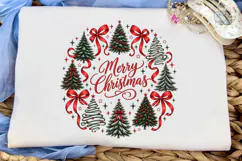 Merry Christmas Wreath PNG Sublimation D Product Image 5